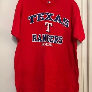 Texas Rangers Red Baseball T-Shirt